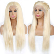Full Lace Wig Snow White #60 Straight High Quality Human Hair Wig