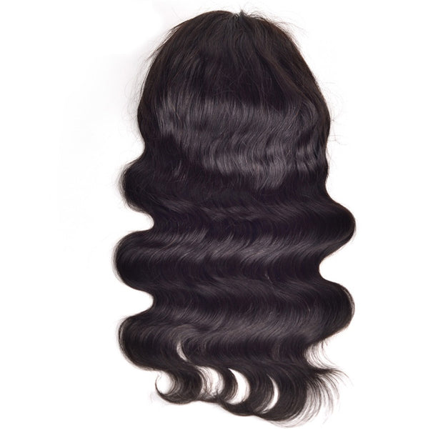 13x4HD Lace Wig Body Wave Frontal 100 Human Mink Wavy Natural Black Hair Wig