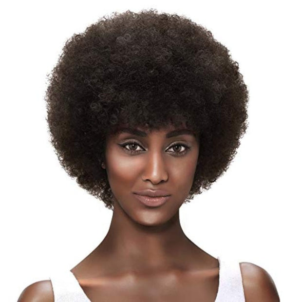 Afro kinky bob Curly Short Human Hair Wig  #2