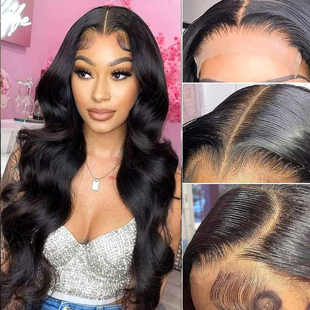 5x5 HD Lace Closure Wig Body Wave Human Hair