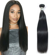 #1 Jet Black 100 Human Hair Straight Hair Bundles