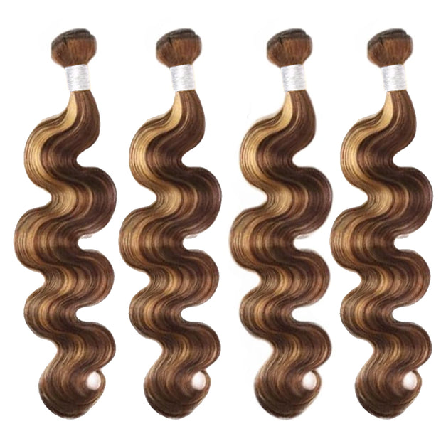 Ustar Basics Color 4P27 Human Hair Body Wave 1 3 4 Bundles