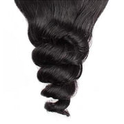 4x4 Lace Transparent Lace Closure Loose Wave Virgin Natural Human Hair