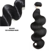 AFFORDABLE hair  Body Wave 100% Human Hair Natural Black 10-20 InchesBundle
