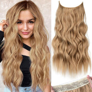 Halo Hair Extensions Invisible Wire Clip on  20 Inch