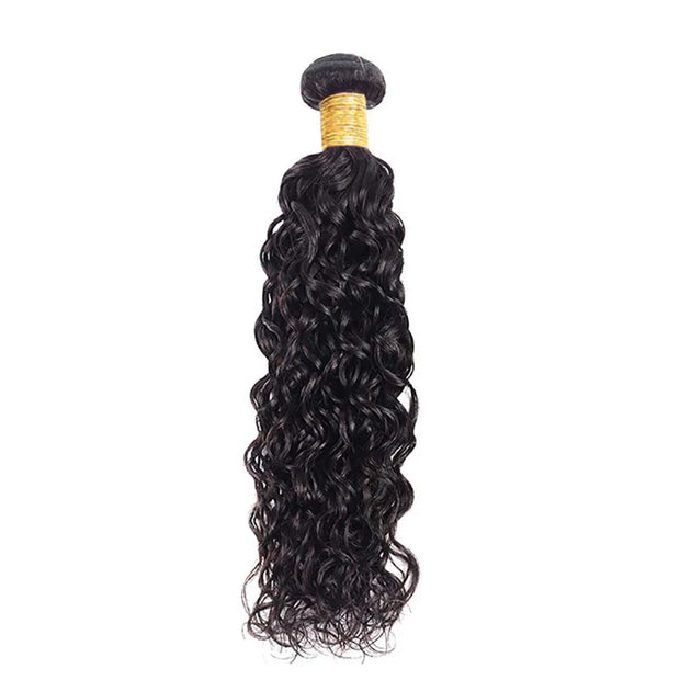Affordable Hair Water Wave  black 1B color 1 bundle hair extension 100% human Hair