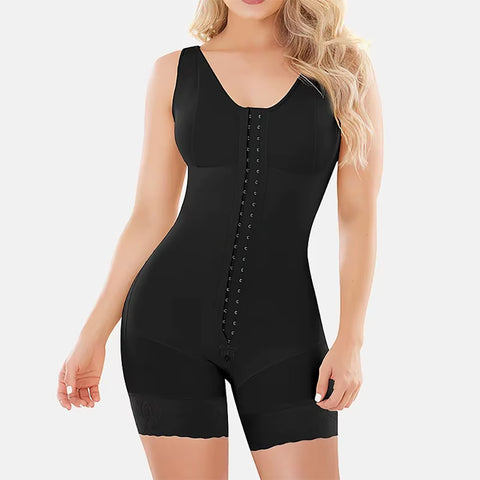 Fajas Colombianas Shapewear for Women Tummy Control Post Surgery Full Body Shaper Butt Lifter with Zipper Crotch