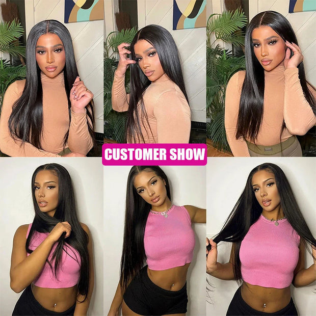 Ustar Basics Color 1B Human Hair Straight 1 3 4 Bundles