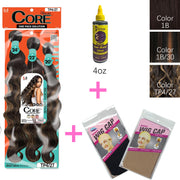 BOBBI BOSS Miss Origin CORE Synthetic Weave Multi Bundle Body Wave (20, 22, 24 inch) With  Wig Cap and Super Hair Glue