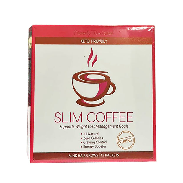 Keto Friendly Slim Coffee Instant Coffee Packets for Diet & Metabolism, 12 Ct