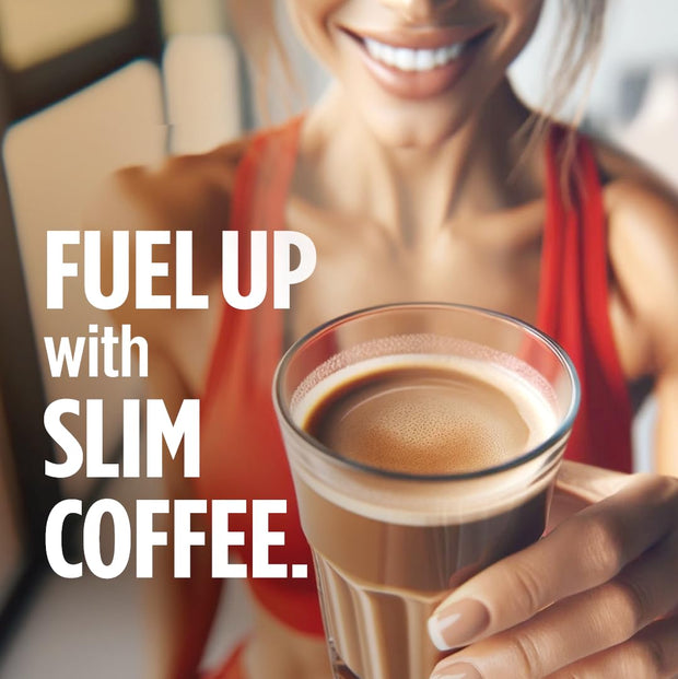 Keto Friendly Slim Coffee Instant Packets for Skinny Diet & Metabolism, 12 Ct