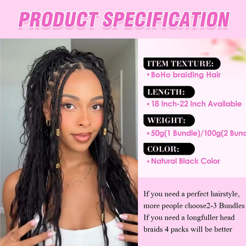 Ustar Basics Color Natural Black Human Braiding Hair deep Wave Bulk 100 human Mink Hair 100g/bundle 18-22 inch