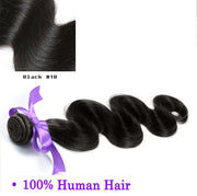 Affordable Hair Body Wave 100% Human Hair Natural Black 1 Bundle 100gram