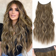 Halo Hair Extensions Invisible Wire Clip on  20 Inch