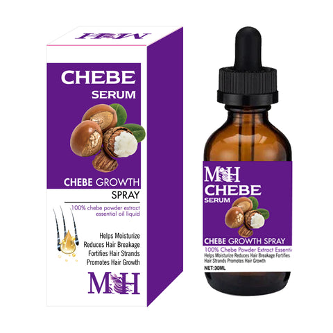 Chebe Intense Hair Growth Set Shampoo & Conditioner + Chebe Growth Hair Solution + Scalp Hair Massager