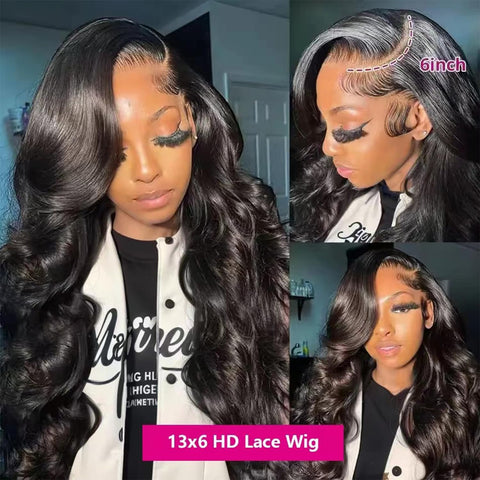 13x6HD Lace Wig Loose Bounce full frontal wig HIGH QUALITY Human Hair Wig 180 FREE PART