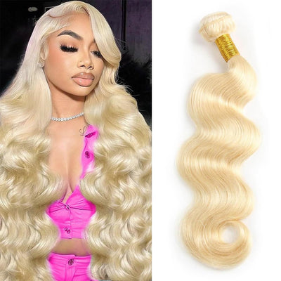Premiere 613 Blonde  Hair Body Wave Unprocessed 100 Human Hair Ash Blonde Color