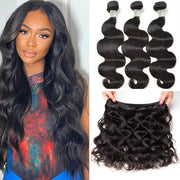 Black Friday Sale: Body Wave 100% Affordable India 12"14"16" 3 Bundles Human Hair