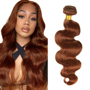 100% Auburn Body Wave Human Hair