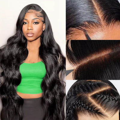 9x6  HD Lace Front Wig Body Wave Human Hair Wear And Go Glueless Wigs