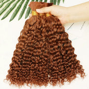 Human Braiding Hair Water Wave 2 bundle 100g Color 33#