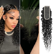 2x6HD Lace Closure Natural Wave Brazilian Virgin Human Hair
