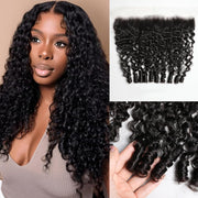 13x4HD Lace Frontal Burmese Curl High Quality Brazilian Virgin Hair Swiss Lace, Skin-melt Lace, Invisible Lace