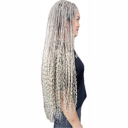 Braids Wig Full Lace High Quality 100 Human Hair Braided Light Weighted BOHO Wig Square Parted Knotless Pre Plucked With Baby Hair
