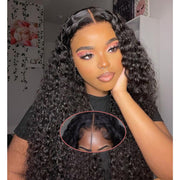 5x5 Lace wIG Wear and Go Glueless Pre-Cut Lace Closure wig Natural Color 100 Virgin Human Wig 5 styles