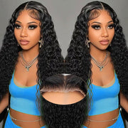 5x5HD Lace Wear To Go Glueless Jerry Curl Pre-Cut Lace Closure Wig 100 Virgin Human Hair Natural Color Wig