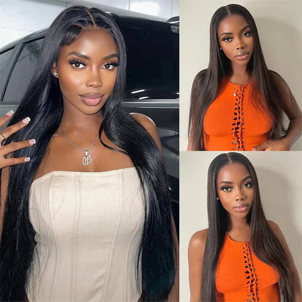 Ustar Brazilian Straight Virgin Human Hair Bundles Basic 1B 12 Inch Weave Extensions Natural Black