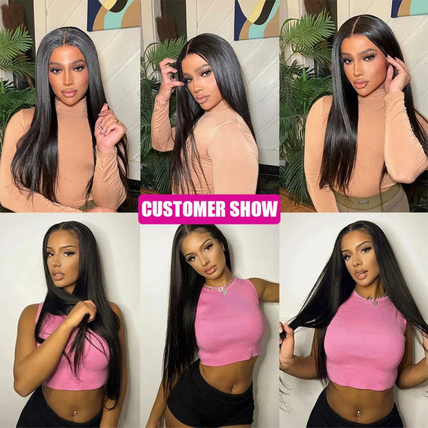 Ustar Brazilian Straight Virgin Human Hair Bundles Basic 1B 12 Inch Weave Extensions Natural Black