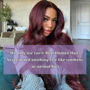 Ustar 99J Busic Burgundy Body Wave Human Hair 16 18 20 22 24 26 28 30 Inch Brazilian Virgin Hair Weave Extensions for Women