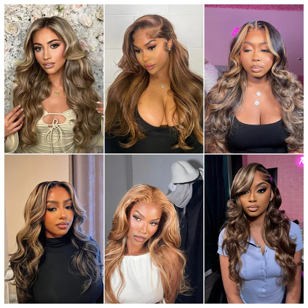 USTAR Brazilian Chocolate Brown Basics Color 4P27 Virgin Body Wave Human Hair 16 18 20 22 24 26 28 30 Inch 1 3 4 Bundles for Women