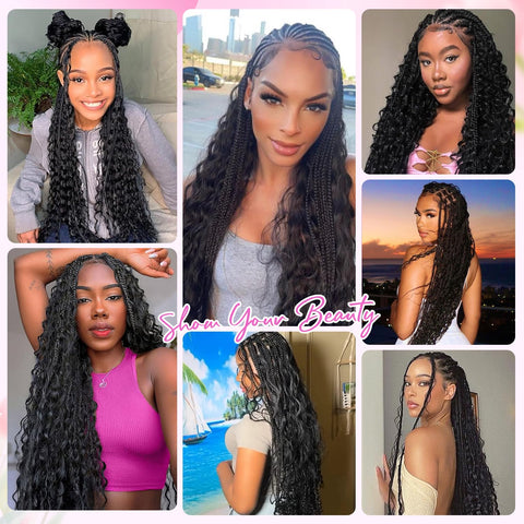 Ustar Basics Color Natural Black Human Braiding Hair deep Wave Bulk 100 human Mink Hair 100g/bundle 18-22 inch