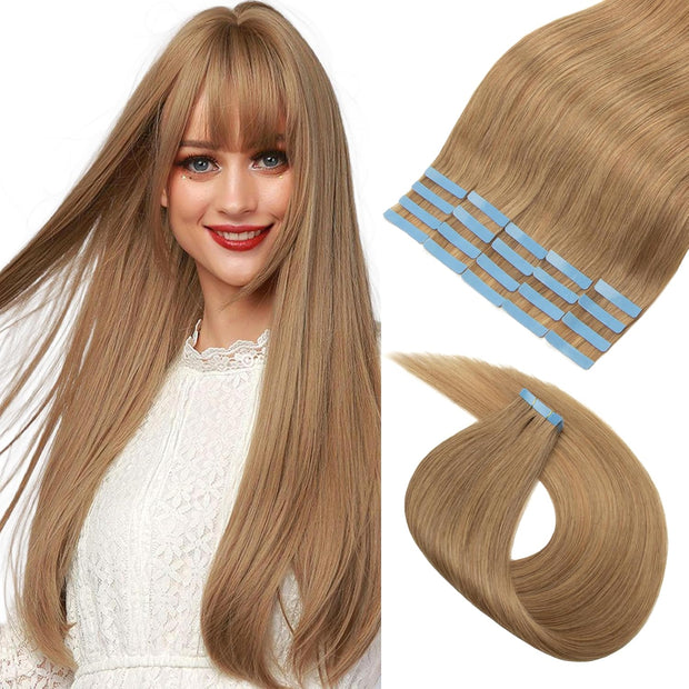 Bobbi Boss Extensions Tape-In Human Hair Blend  TBKP20 Kinky Perm 20" ,28"(20Pcs)