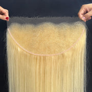 13x6 HD Lace Frontal 613 Blonde Straight 100% Human Hair