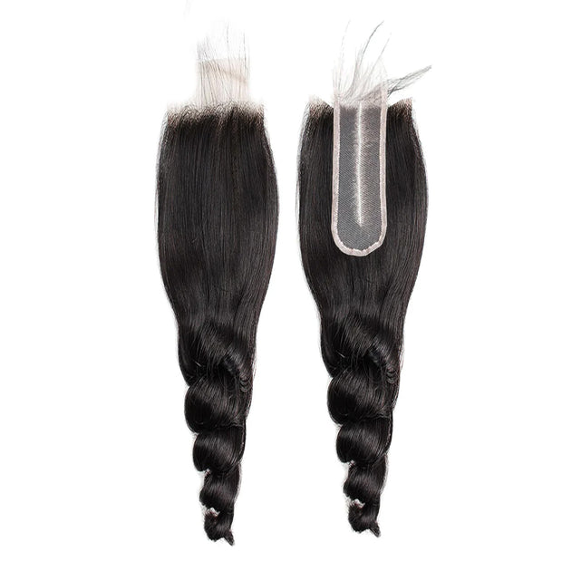 2x6HD Lace Closure Loose Wave Brazilian Virgin Human Hair