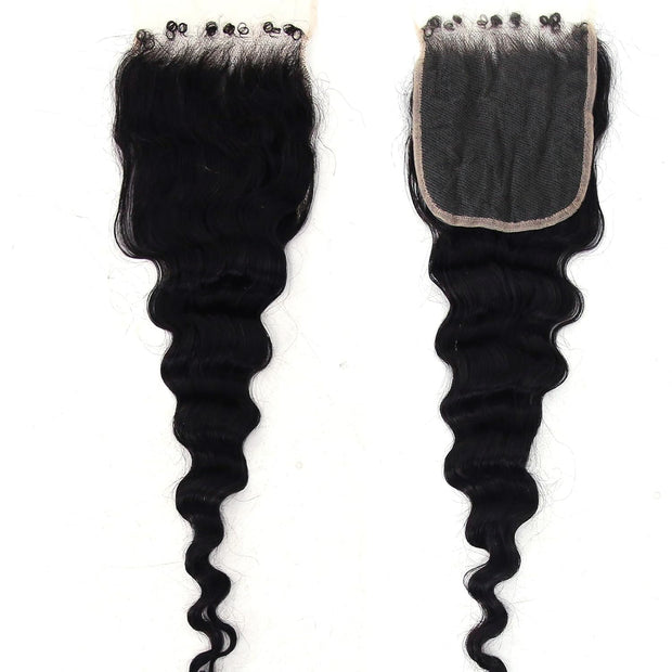 6x6HD Closure Natural Black High Quality Human Hair Straight, Body Wave, Deep Wave,Loose Wave