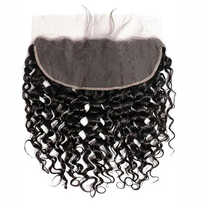 13x6HD Water Wave Swiss Lace Frontal Unprocessed Mink Virgin Human Hair
