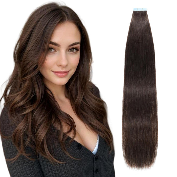 Bobbi Boss Extensions Tape-In Human Hair Blend  TBKP20 Kinky Perm 20" ,28"(20Pcs)