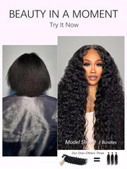 Double Drawn Bermese Curly Full End Unprocessed 100% Human Hair Natural Color