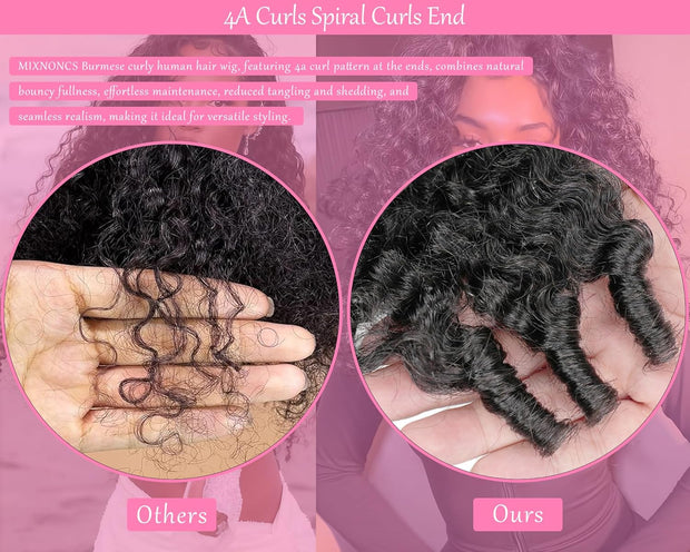 13x6HD Lace Wig Burmese 100 Human High Quality Hair Swiss Lace, Skin-melt Lace, Invisible Lace