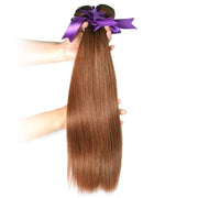 100% Auburn Straight Human Hair