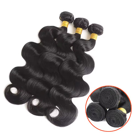 Super Long single drawn raw hair Body Wave 32-40 Inches High Quality 100 Human Hair