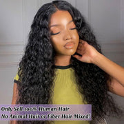 5x5HD Lace Closure Water Wave Brazilian Natural Virgin Remy Human Hair