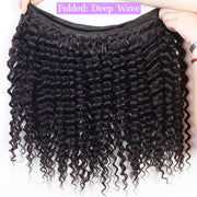 Natural Black Deep Wave 100% Mink Human Hair