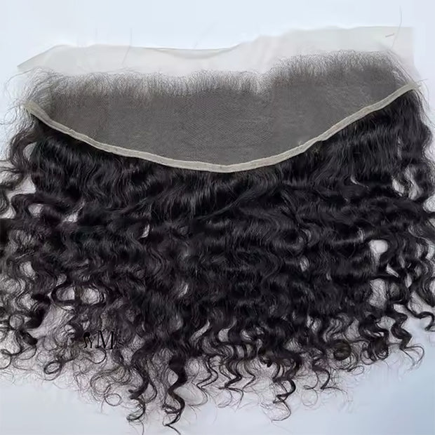 13x4HD Lace Frontal Burmese Curl High Quality Brazilian Virgin Hair Swiss Lace, Skin-melt Lace, Invisible Lace