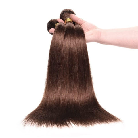 Seasonal Sale 80% OFF Medium Brown (#4) Straight 100% Human Hair