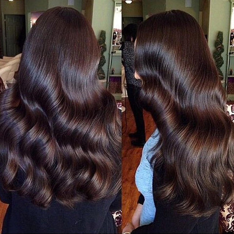 Seasonal Sale 50% OFF Dark Brown (2#) Body Wave 100% Human Hair